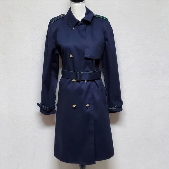 3.1 Phillip Lim 20th Anniversary XXO Blue Green Limited Edition Trench Coat Med - Picture 2 of 16